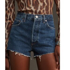 Agolde Denim Shorts High-Waisted